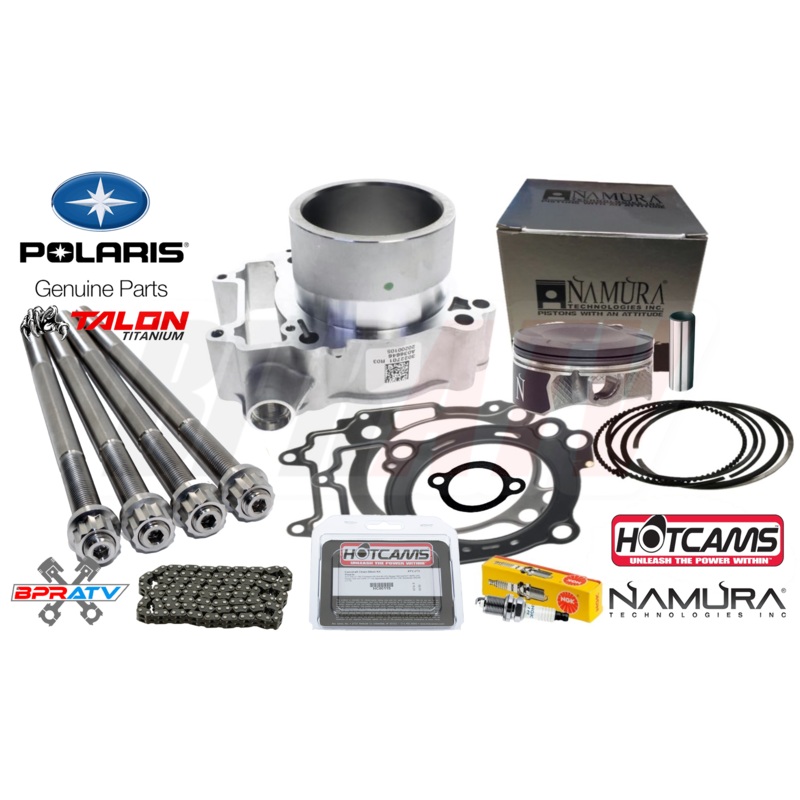 17-24 Polaris Sportsman 450 HO Top End Rebuild Kit OEM Cylinder Assembly 3022701