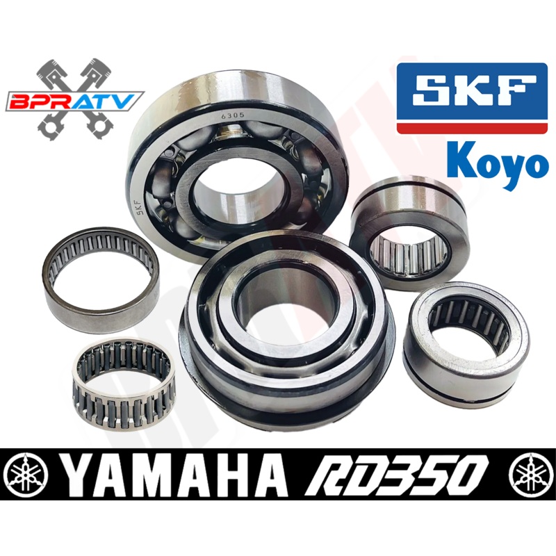 83-95 Yamaha RZ RD 350 YPVS OEM Upgrade SKF + KOYO Gearbox Transmission Bearings