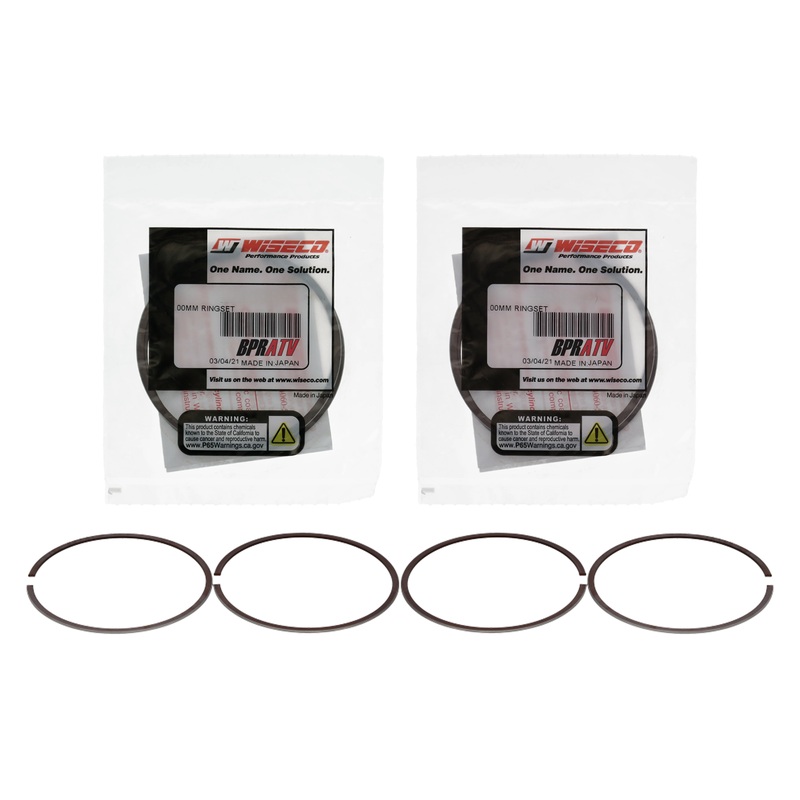 Banshee 350 66mm 66 Bore Wiseco Piston Rings Rebuild Set 2598CD (Pair) Set Of 4