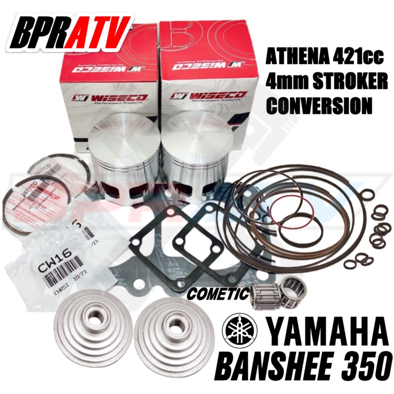 Banshee Athena 421 Big Bore Top End Rebuild Kit +4mil Stroker Pistons Redo Parts