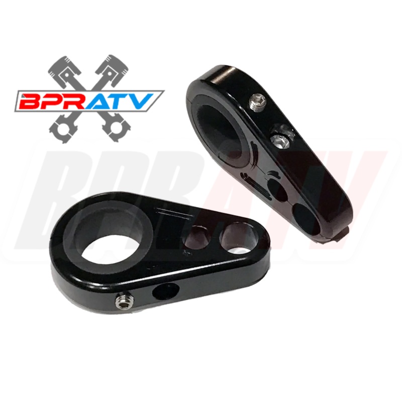 *NC Billet Black Front A-Arm Brake Line Clamps Honda TRX250R TRX 250R TRX450R ER