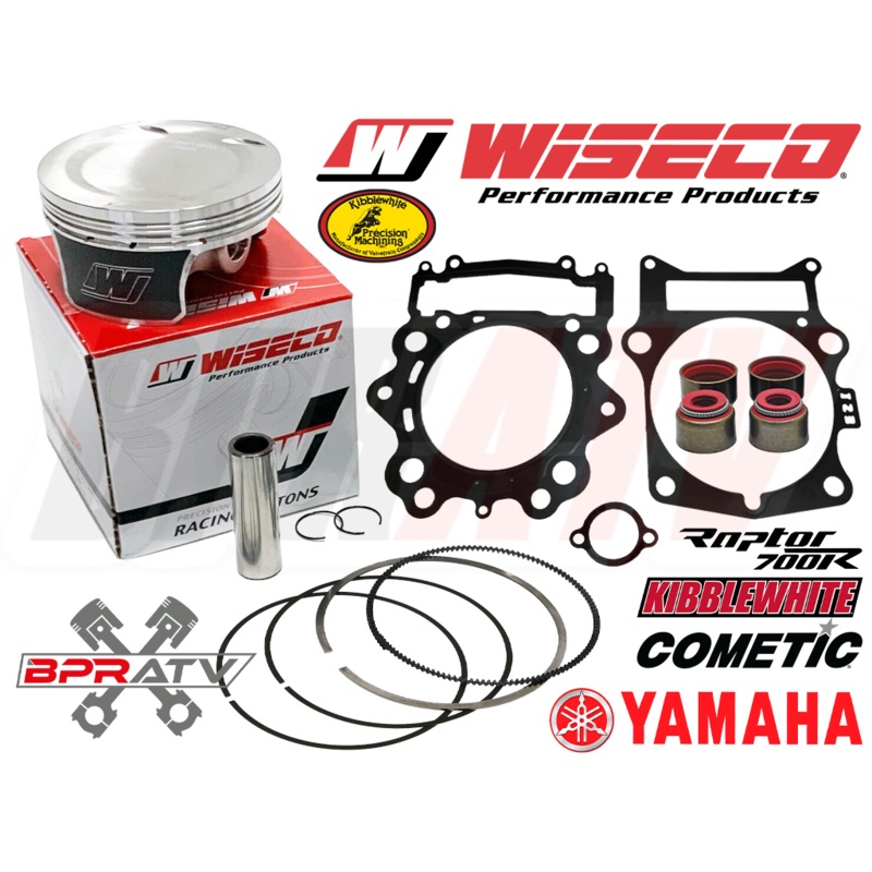 Raptor 700 YFM700R 734cc 105.5mm Big Bore WISECO RACE Piston 14:1 Cometic Gasket