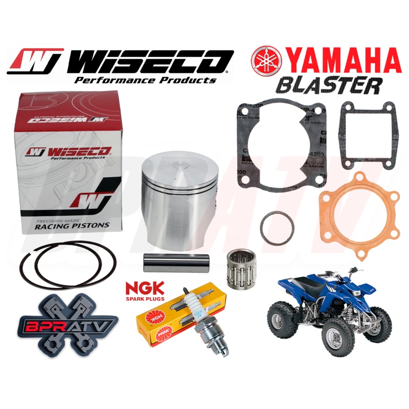 Yamaha Blaster 200 66mm 66 mm Wiseco Pro Piston Gaskets Kit Pin Bearing NGK Plug