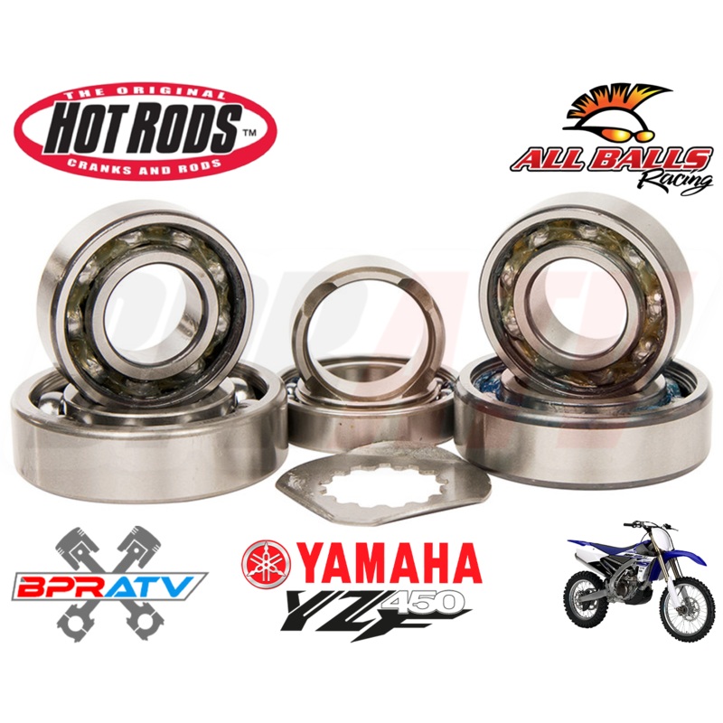 YZ450F WR450F YZ426F WR400 Hot Rods Heavy Duty Transmission Bearings Kit Hotrods