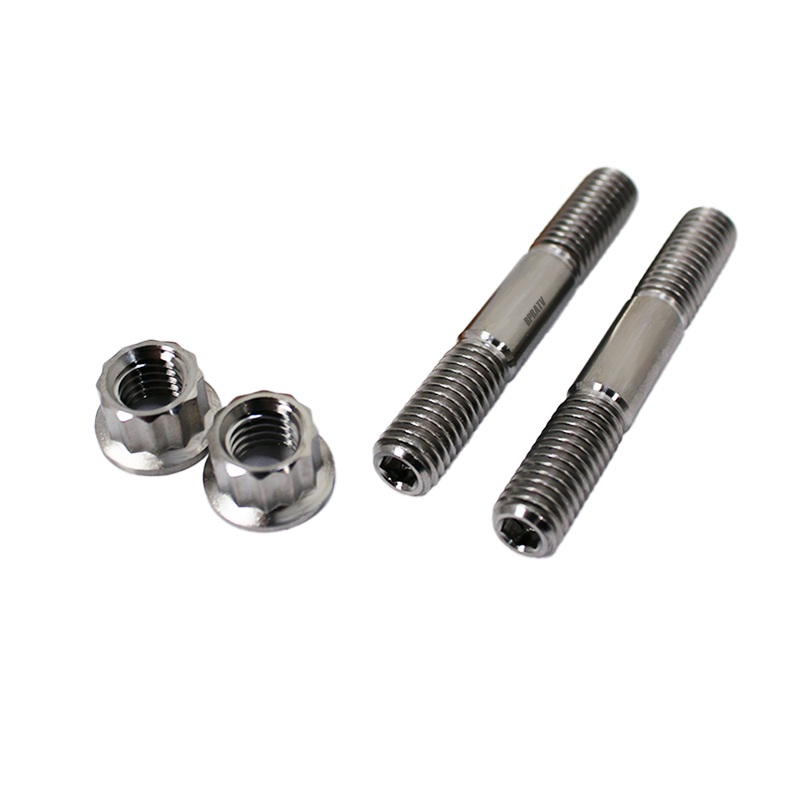 03-09 YZ450F YZ450F Ti Exhaust Studs Heavy Duty Titanium Head Pipe Stud Bolt Kit