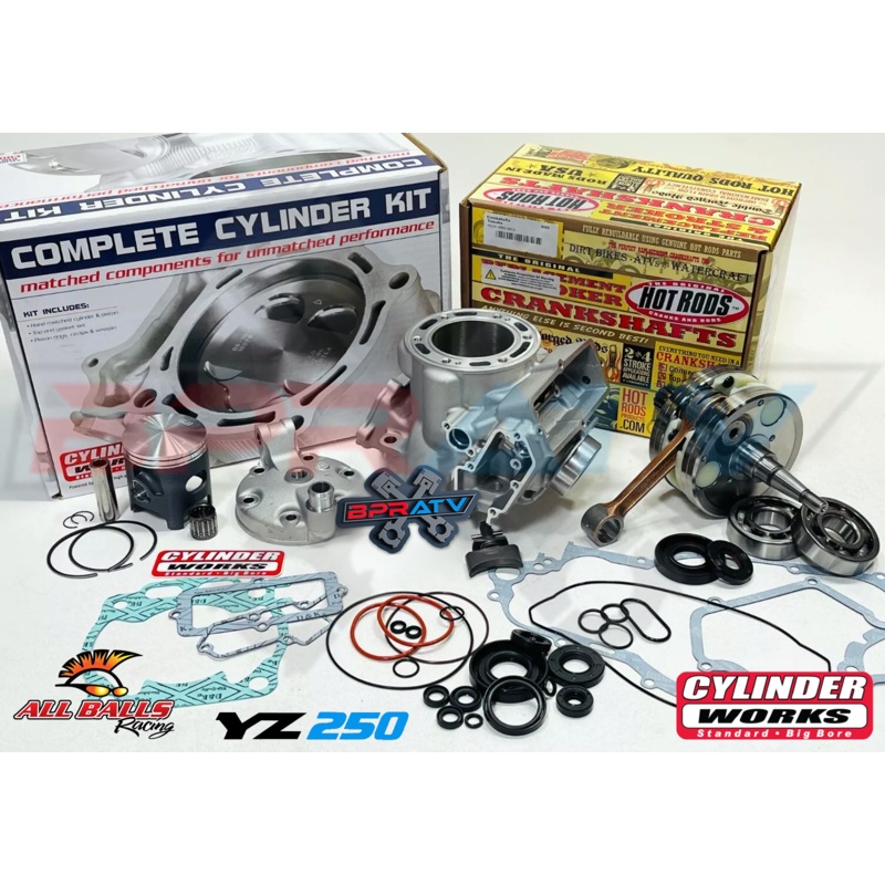 03-24 Yamaha YZ250 YZ 250 Big Bore Cylinder Hot Rods Bottom Top End Rebuild Kit