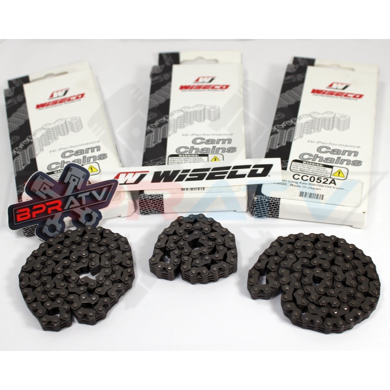 08-13 Kawasaki KRF750 KRF 750 Teryx 4×4 WISECO Cam Chains 3 Timing Chain Set Kit