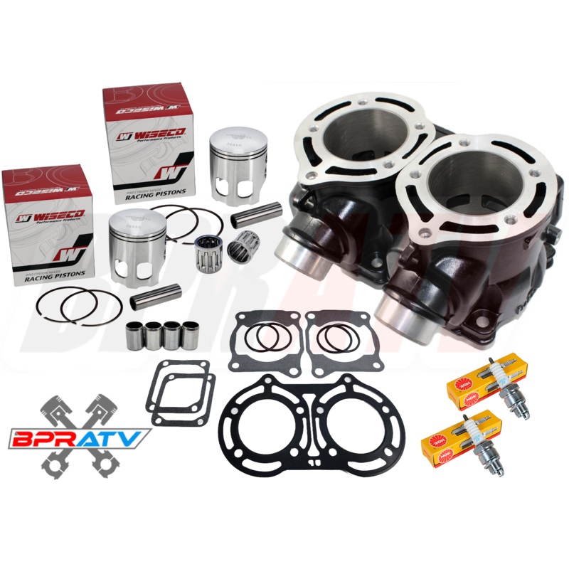 Banshee 66mm +2mm 370cc Cylinder Pair Wiseco Pistons Gaskets Top End Upgrade Kit