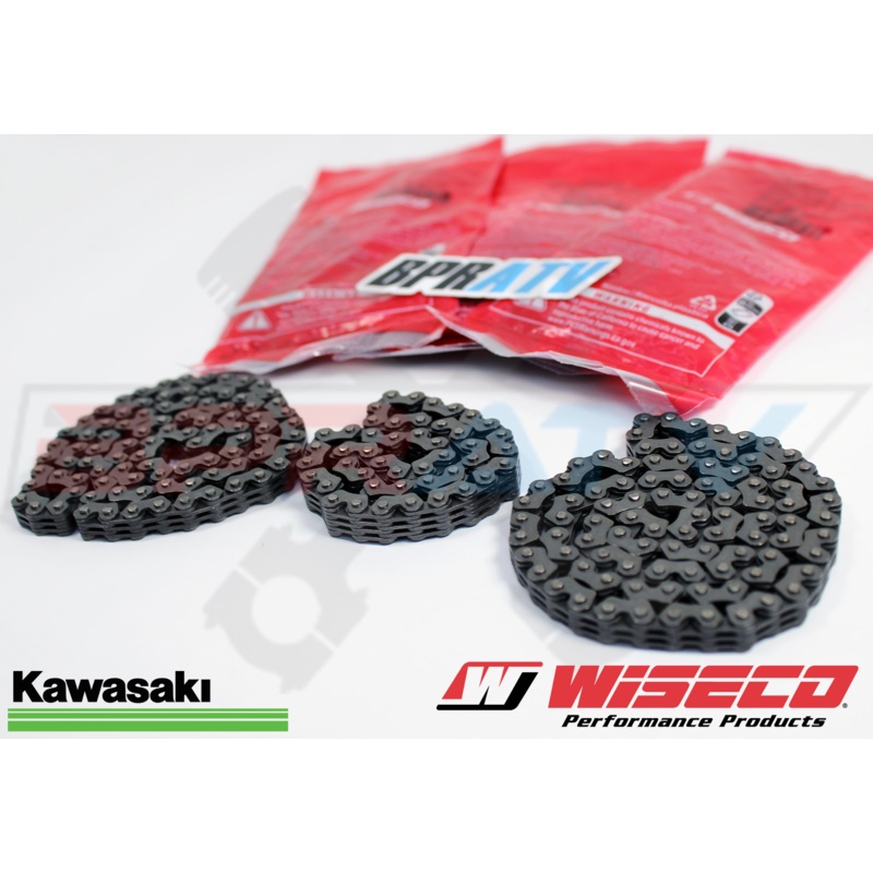 Kawasaki Brute Force 650 750 Teryx 750 Heavy Duty WISECO Cam Timing Chains All 3