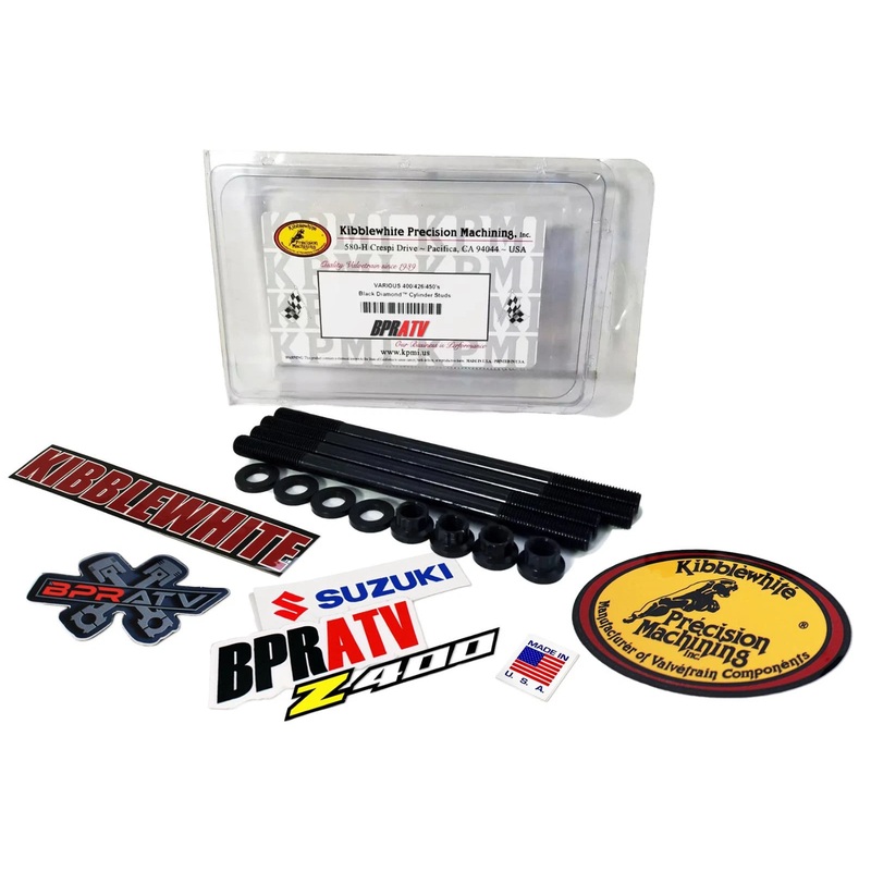LTZ400 KFX400 Z400 KIBBLEWHITE Head Studs KPMI Heavy Duty Cylinder Head Stud Kit
