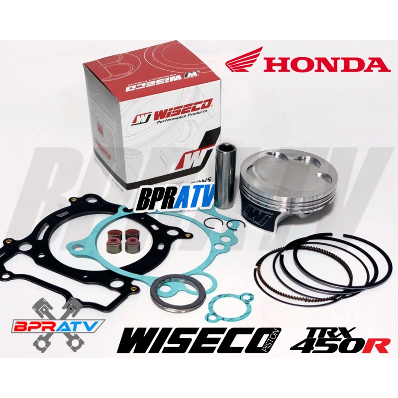 06+ Honda TRX450R TRX 450R 96mm Stock Bore 12:1 Wiseco Piston Kit Top End Gasket