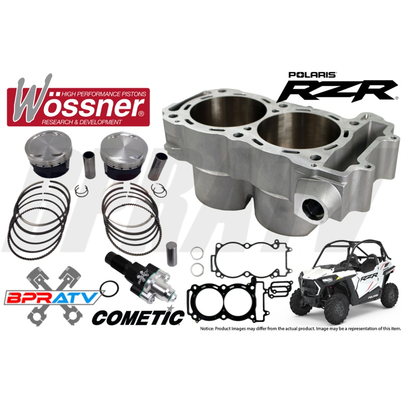 11-14 RZR XP900 98mm 975cc BIG BORE Cylinder Wossner Pistons Cometic Top End Kit