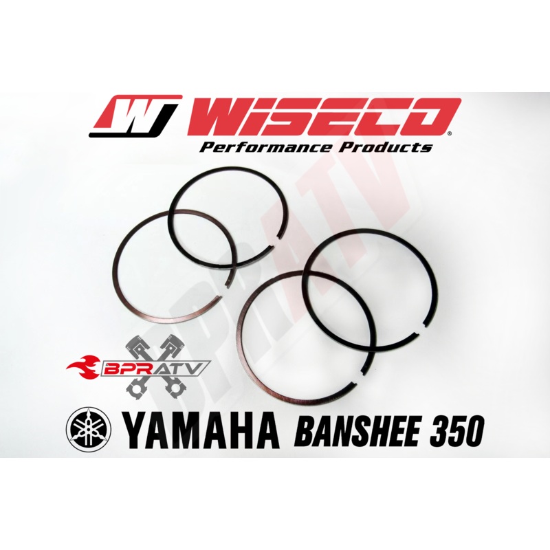 Banshee 350 64.50 mm Bore Wiseco Piston Rings Rebuild Set 2539CD (Pair) Set Of 4