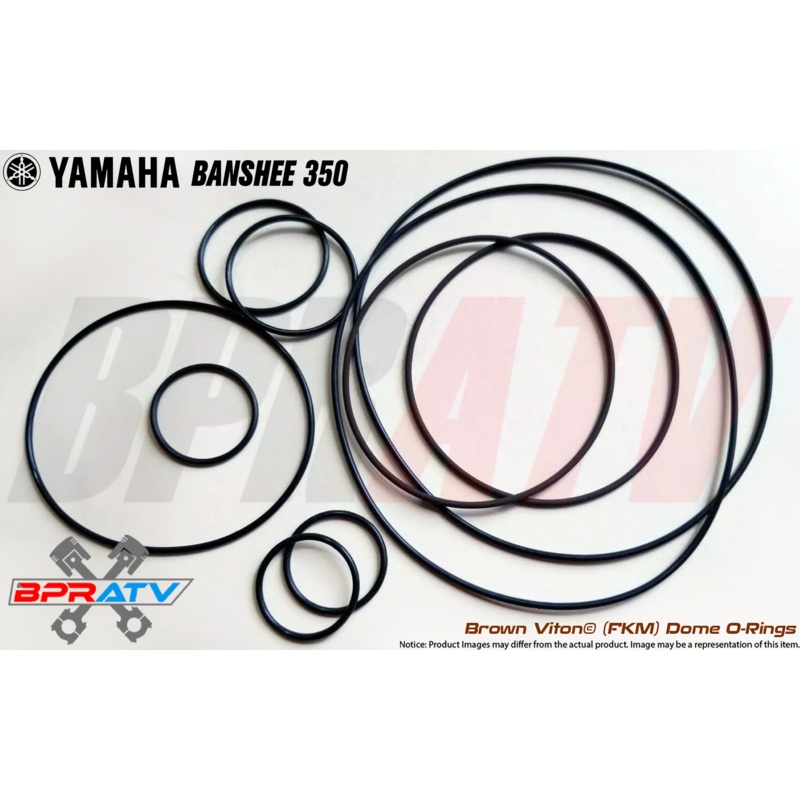 Banshee 350 Cool Head Vortech Chariot Orings O-rings BROWN VITON Dome O-Ring Kit