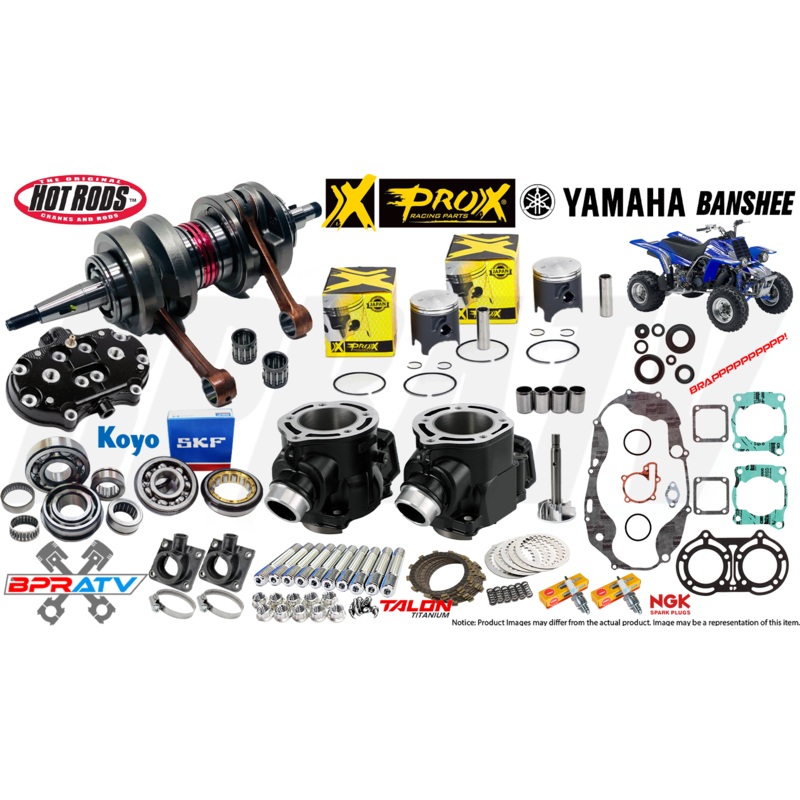 Banshee Cylinders Pro-X Complete Rebuilt Motor Engine Top Bottom End Rebuild Kit