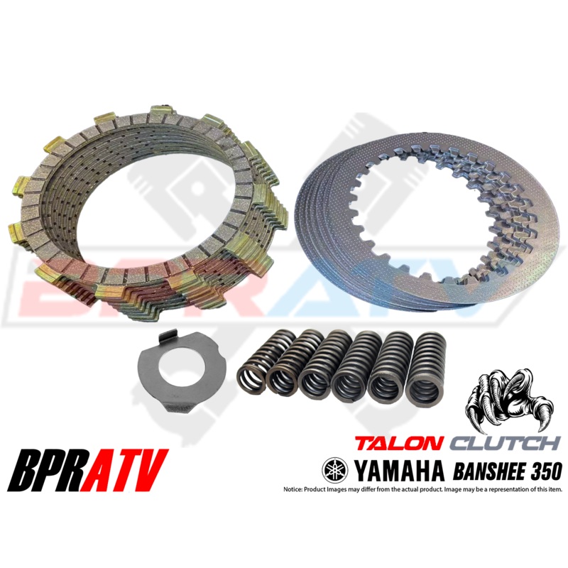 BPR ATV Yamaha Banshee YFZ 350 Heavy Duty Steel Fibers Springs Plate Clutch Kit