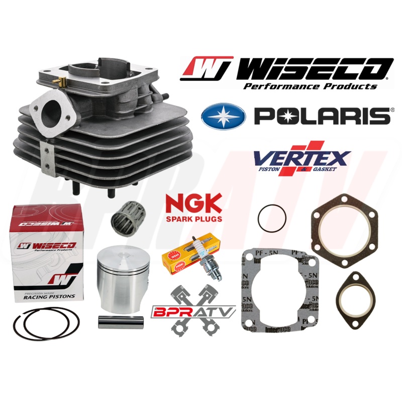 Polaris Trail Boss 250 250R ES Cylinder Wiseco Piston Gasket Top End Rebuild Kit