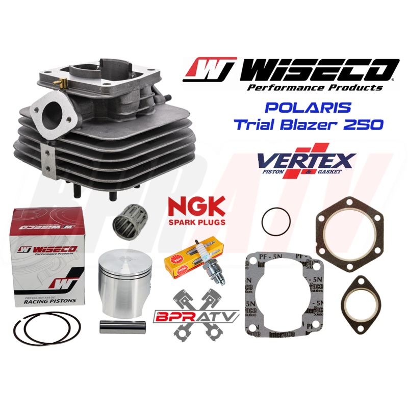 Wiseco Vertex Cylinder Piston Gasket Kit Polaris Trail Blazer Xplorer 250