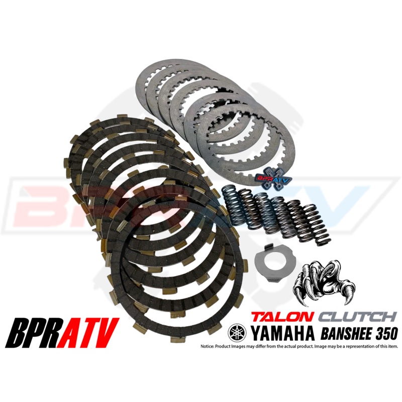 Yamaha Banshee YFZ 350 Heavy Duty Steel Fibers Springs 8 Plate Clutch Kit