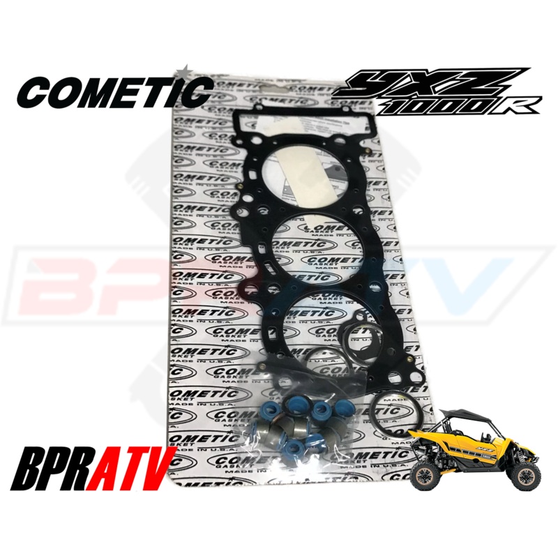 Yamaha YXZ1000R YXZ 1000 80mm Standard Bore Cometic Top End Gasket Kit Set C3617
