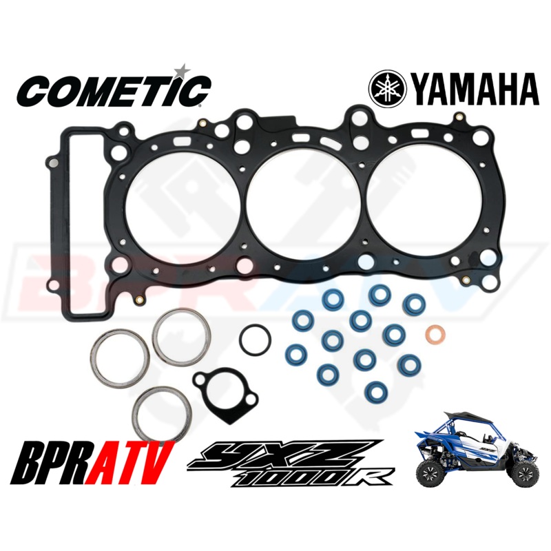 Yamaha YXZ1000R YXZ 1000R OEM Stock Bore Cometic Top End Gasket Kit Viton Seals