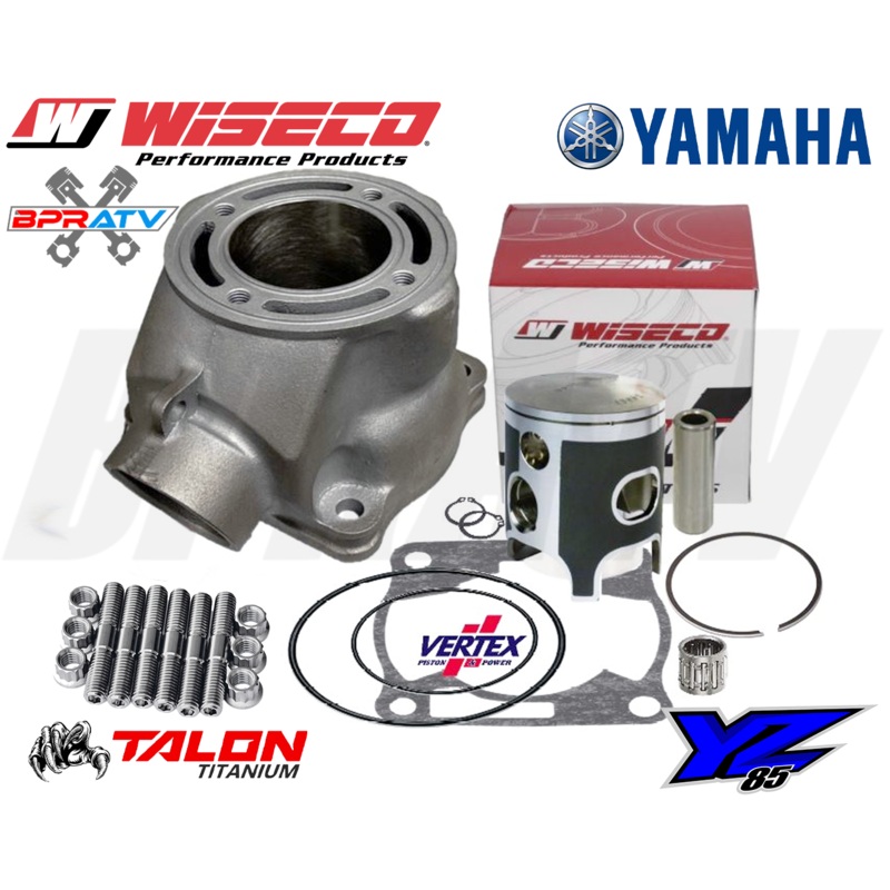 Yamaha YZ85 YZ 85 Ported Cylinder Race Porting Wiseco Piston Top End Rebuild Kit