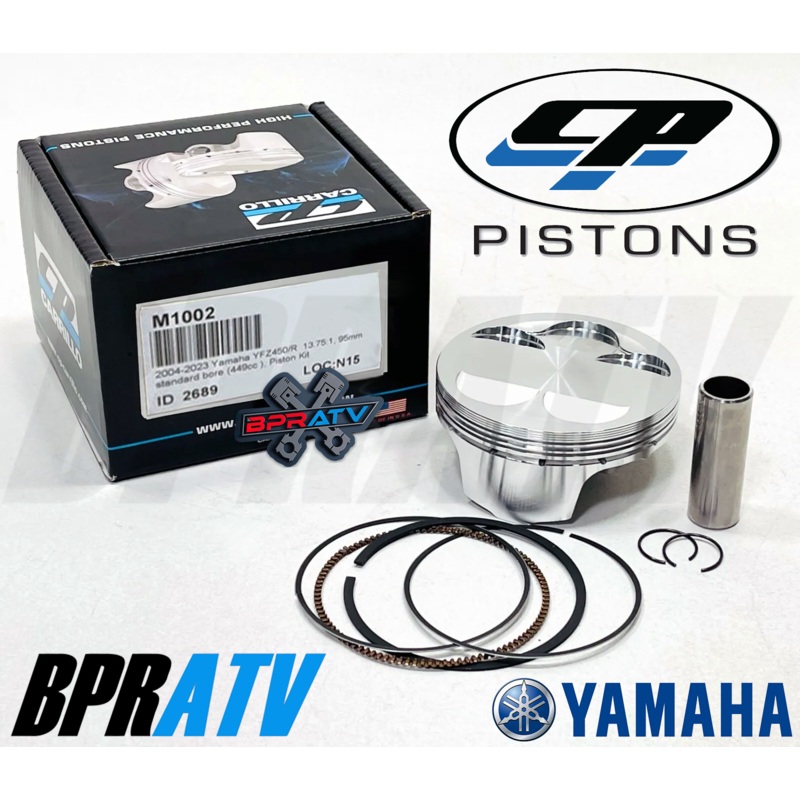 YFZ450 YFZ 450 YFZ450R 95mm 13.75:1 CP Stock Standard Bore RACE GAS Piston Rings