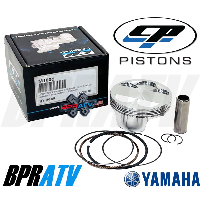 YFZ450 YFZ450X YFZ450R 95mm 13.75:1 CP Carrillo Stock Bore RACE GAS Piston Rings