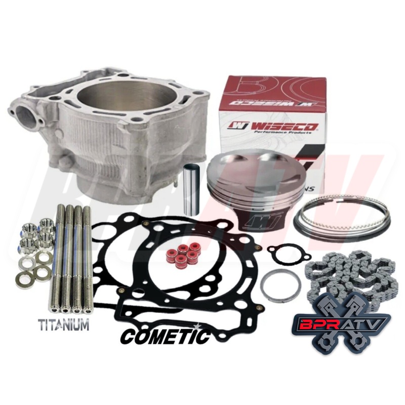 YFZ450R YFZ 450X Big Bore Kit 480cc +3 Cylinder 98mm Piston Top End Rebuild Kit
