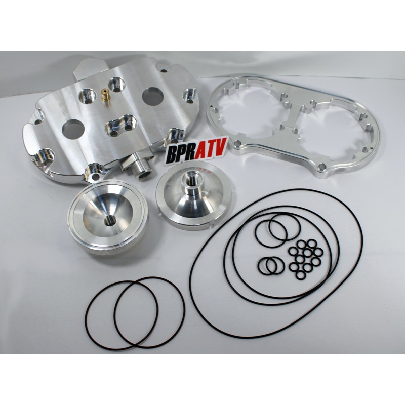 Banshee SUPER CUB 521 496 472 BILLET Cylinder Head 23cc Domes O-Rings Kit