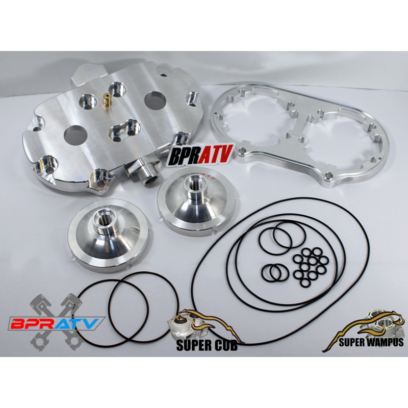 Banshee SUPER CUB 521 496 472 BILLET Cylinder Head 27cc Domes O-Rings Kit