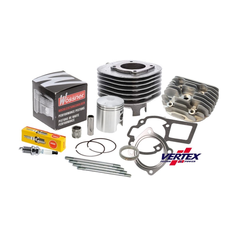 Best LT80 LT 80 Top End Wossner Piston Cylinder Head Upper Rebuild Assembly Kit