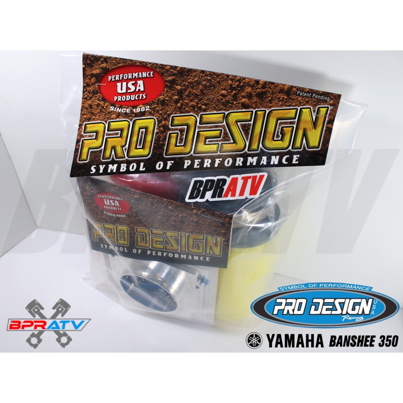 Pro Design Pro Flow Airbox Filter Kit Intake Manifold Filters Yamaha Banshee 350