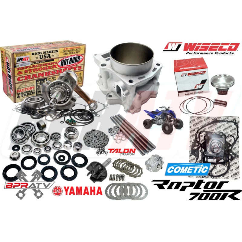 Raptor 700 700R Big Bore Stroker Complete 105.5 Rebuilt Motor Engine Rebuild Kit