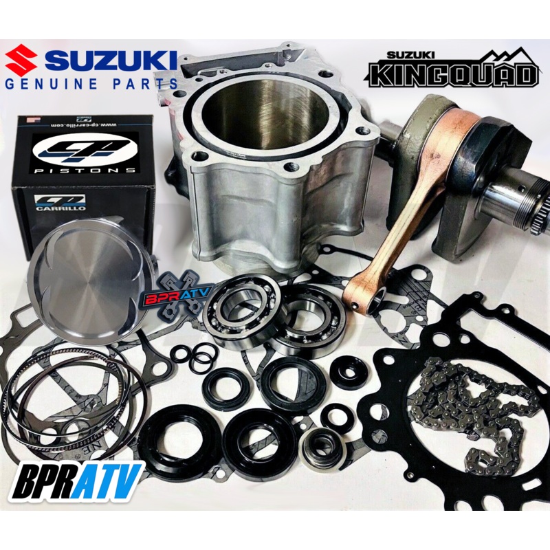 Suzuki King Quad LTA 750 OEM Cylinder Crank Motor Engine Top Bottom Rebuild Kit