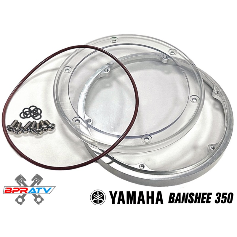 Yamaha Banshee 350 See Thru Clutch Cover MOD Quick Change Easy Replace Lexan Kit
