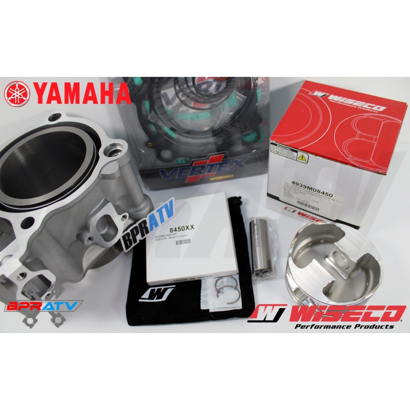 Yamaha Kodiak 450 OEM Stock Bore Cylinder WISECO Piston Kit Gaskets Top End Kit