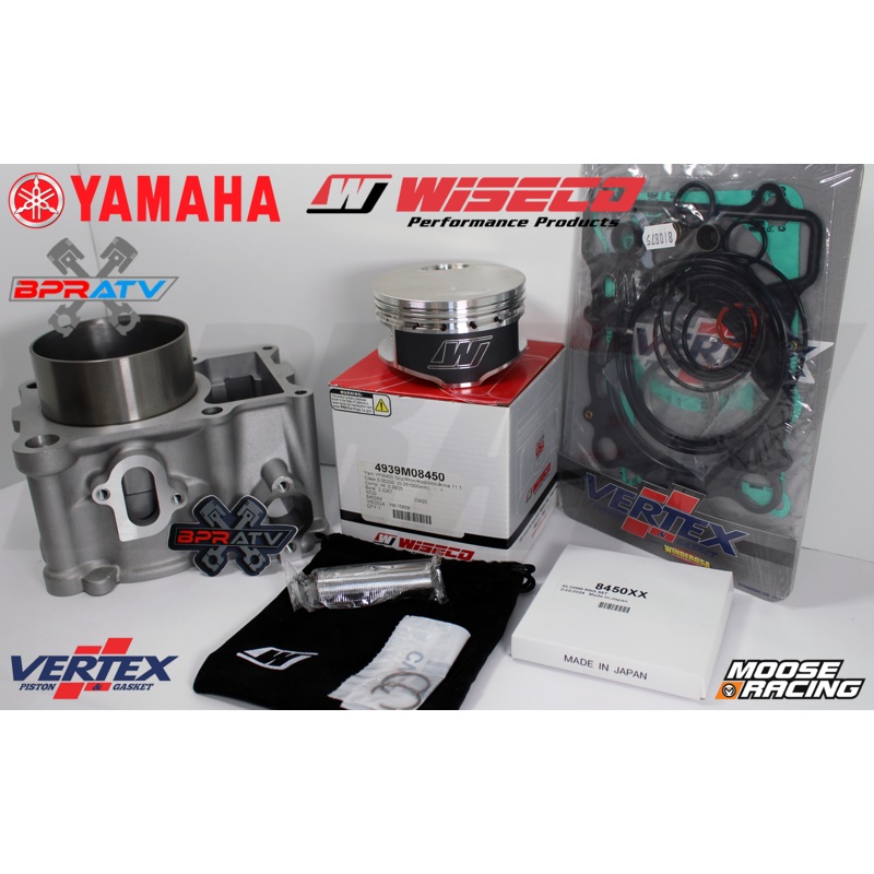 Yamaha Rhino 450 OEM Stock Bore 84.50 Cylinder WISECO Piston Gaskets Top End Kit