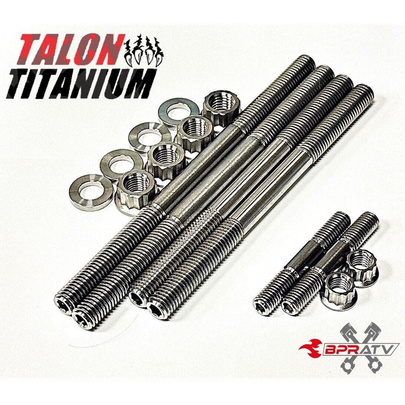 YFZ450 YFZ 450 Strongest Titanium Cylinder Head Studs Ti Exhaust Stud Nut Kit