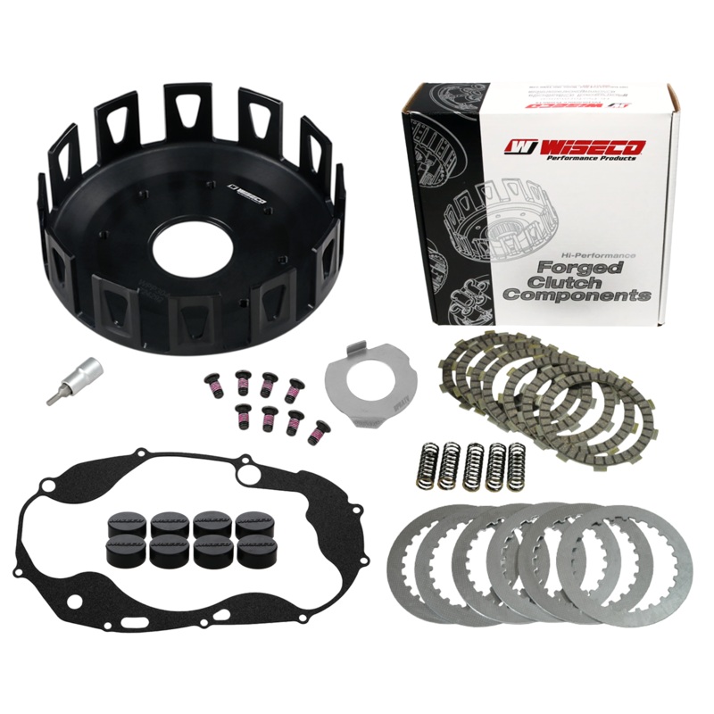 BO*Yamaha Banshee 350 RZ350 Forged CNC WISECO Heavy Duty Clutch Basket 8 9 Plate