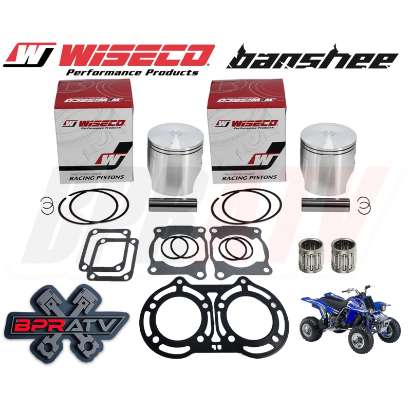 Yamaha Banshee 350 64.50mm +4 Stroker Wiseco Pistons Piston Set Top Gaskets Kit