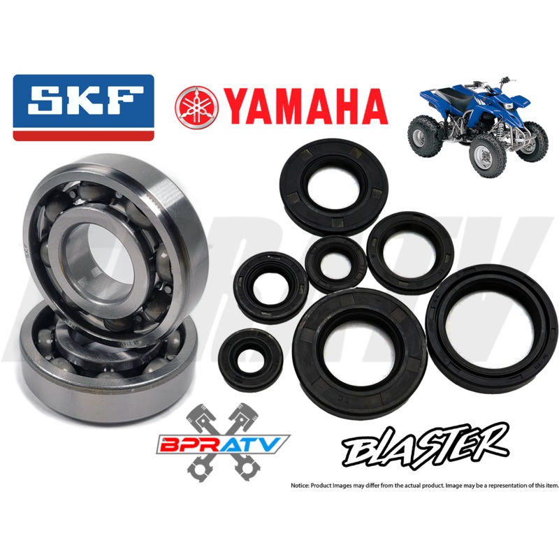 Yamaha Blaster YFS200 Main Crank Shaft Bearings Motor Engine Seal Kit 1988-2006