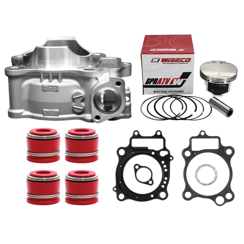 04-17 Honda CRF250X CRF 250X Stock Bore WISECO Piston Cylinder Top End Rebuild