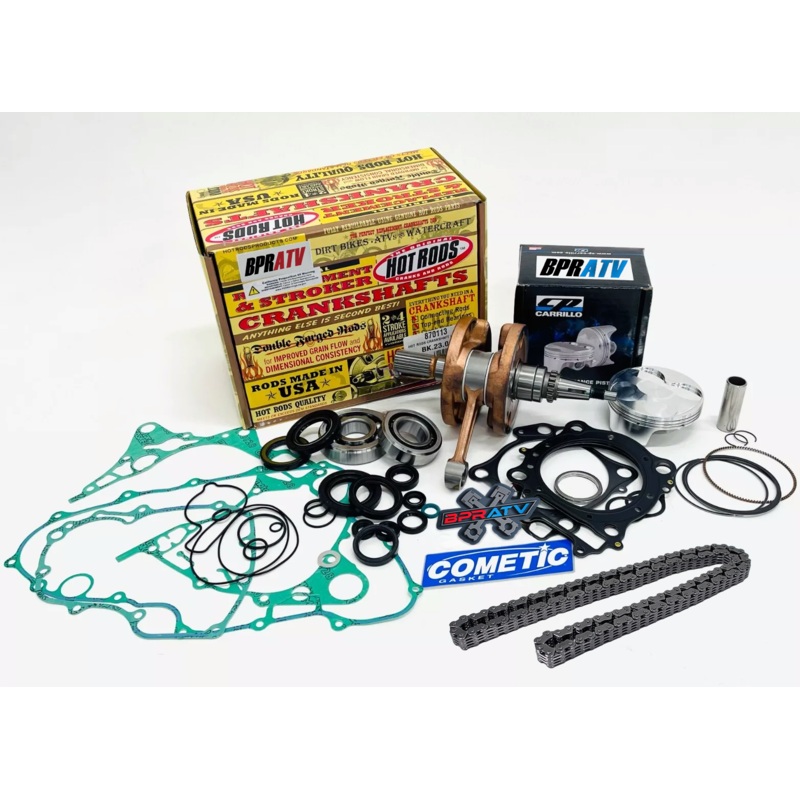 06+ Honda TRX450R TRX 450R Hot Rods Crank 96mm CP 13.5 Piston Gasket Rebuild Kit