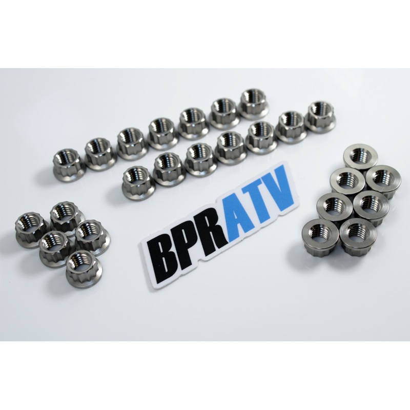 Banshee 521 Super CUB TITANIUM Head Nuts Kit Crank Case & Cylinder Head Nuts Set