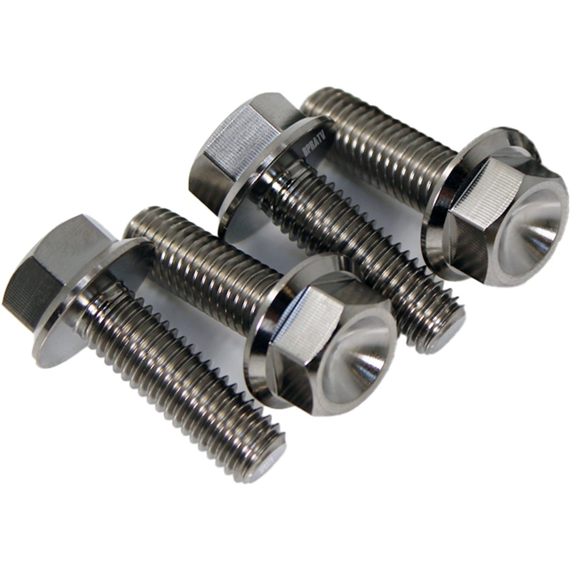 Banshee Foot Peg Bolts TITANIUM Banshee 350 Pegs Flange Bolts Set 95822-10025-00