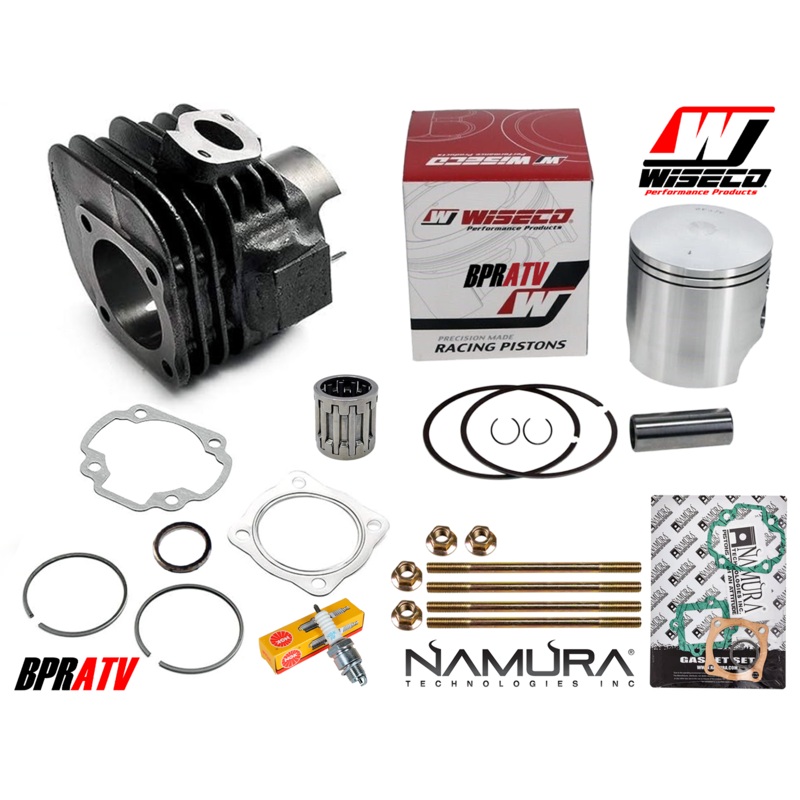 Polaris Sportsman 90 Top End Rebuild Kit Cylinder Wiseco Piston Kit 01-06