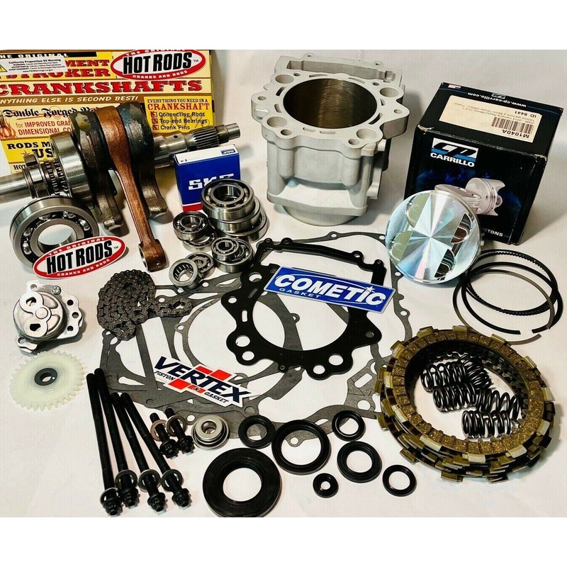 Raptor 700R Complete Stock Rebuilt Motor Engine Rebuild Top Bottom End Parts Kit