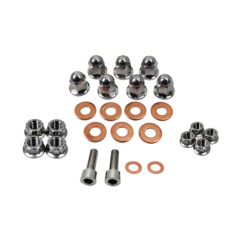 Yamaha YZ125 YZ 125 2-Stroke Top End Engine Cylinder Head Ti Nuts Kit Set