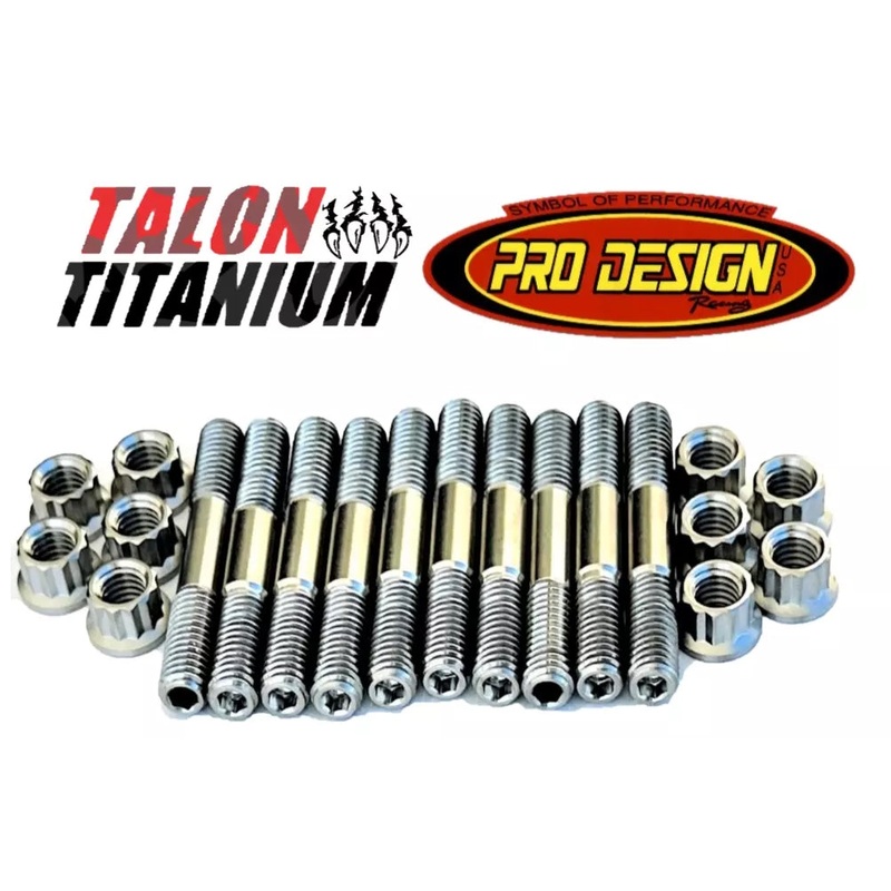 Banshee Pro Design Head Studs PD300A Billet Cool Head TITANIUM Stud Kit PD909